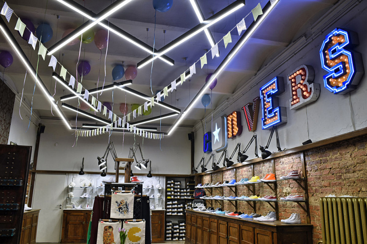 FAB Store, мультибрендовый магазин - освещение рис.1